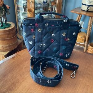 Lug Dory Mini Crossbody Bag - Navy Paws